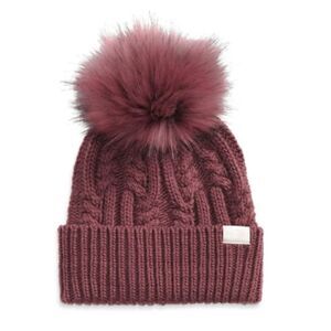 The North Face Women's Oh Mega Fur Pom Wild Ginger Beanie
